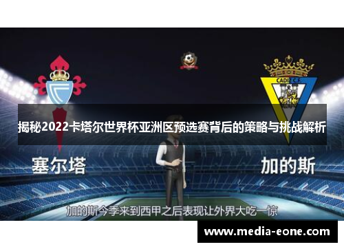 揭秘2022卡塔尔世界杯亚洲区预选赛背后的策略与挑战解析